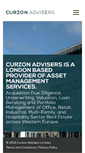 Mobile Screenshot of curzonadvisers.com